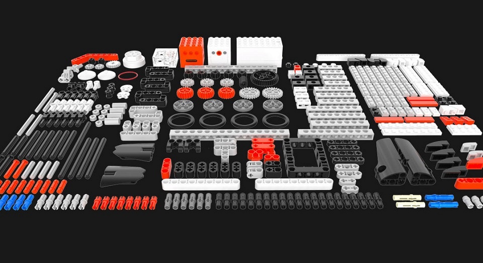 Конструктор Mitu Intelligent Building Blocks White ZNM01IQI элементы конструкции